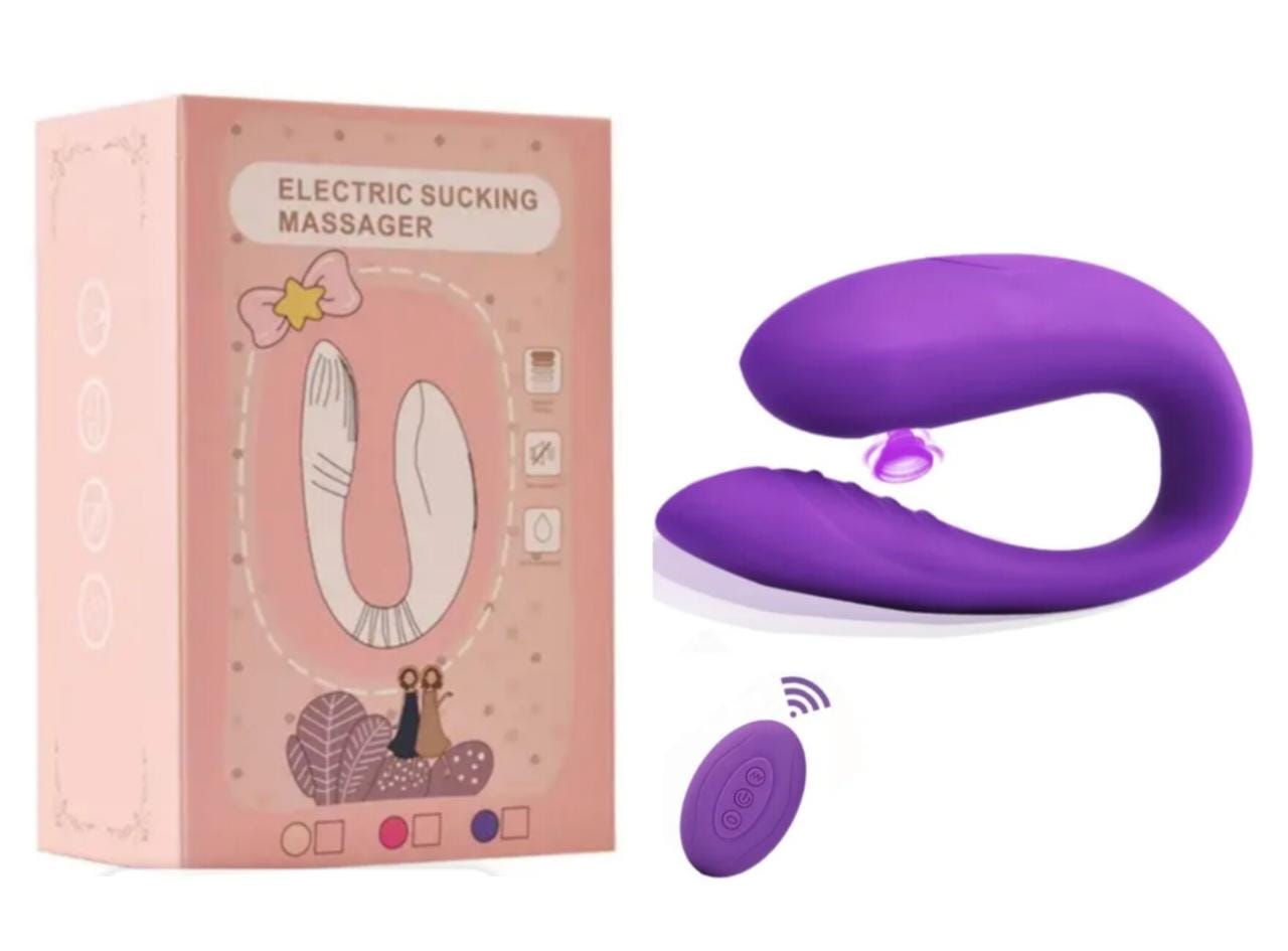 Vibrador Y Succionador De Clitoris 2 En 1 Juguete Sexual Sucking Clitorial